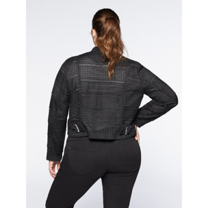 Fiorella Rubino - Giacca corta in macramé - Nero