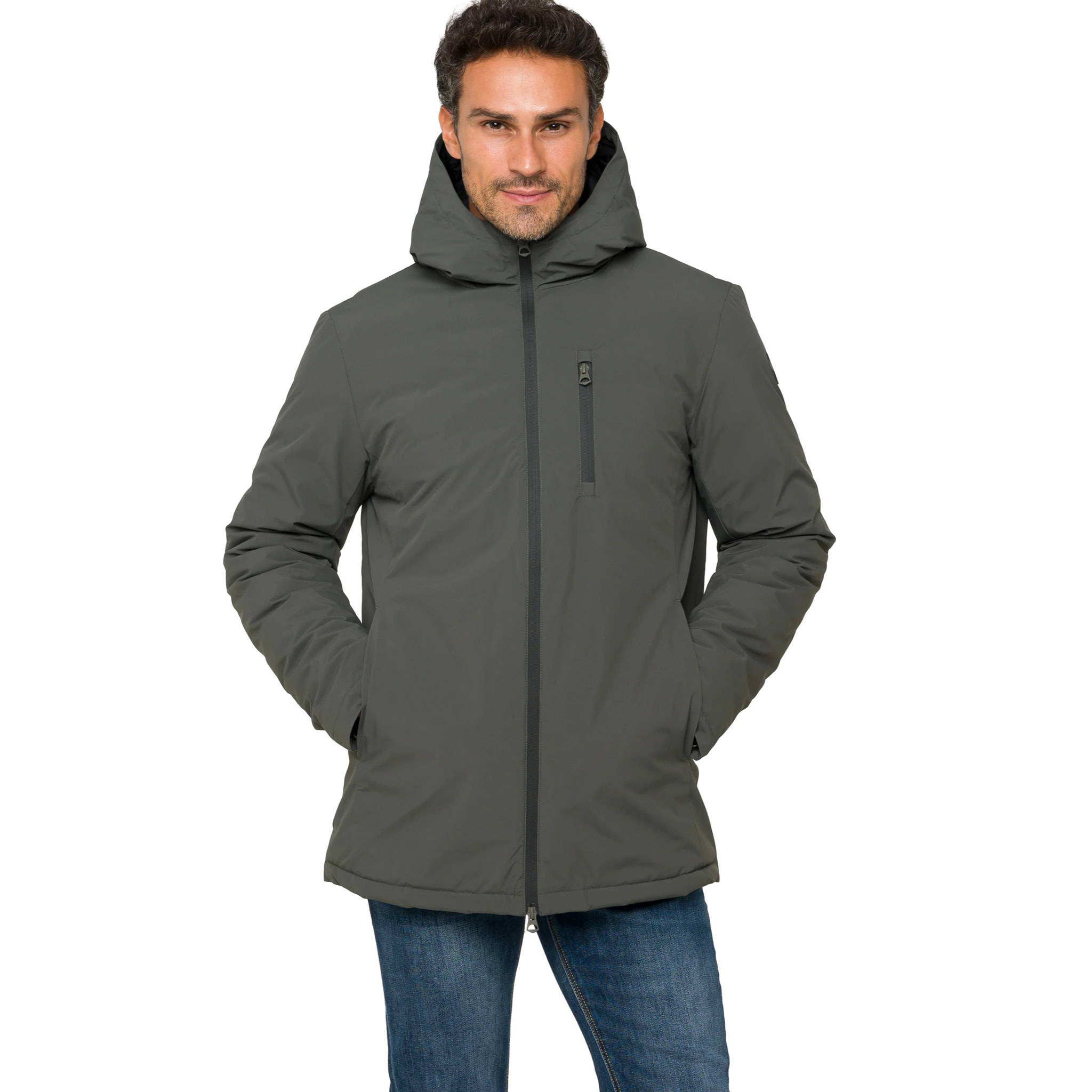 Parka POKHARA imbottito impermeabile Verde