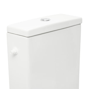 Brevis réservoir de chasse d'eau en céramique, vendu sans cuvette, blanc (SATBRE36BFCC)