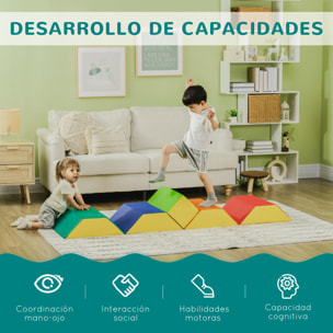 Juego de 5 Bloques de Espuma para Niños de 18-36 Meses para Escalar 48x19x48 cm