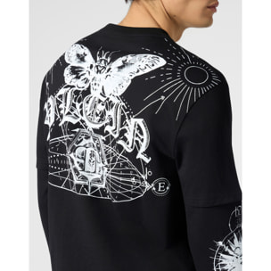 PHILIPP PLEIN Double Sleeve T-Shirt Tattoo