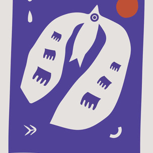 Tableau deco flying bird Toile imprimée