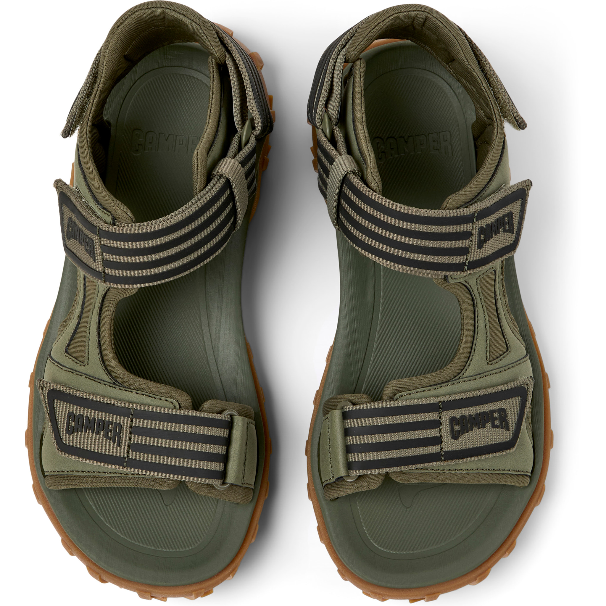 Sandalias - CAMPER Drift Trail Sandal - Verde - Cuero liso