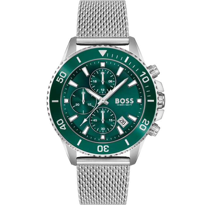 Reloj Boss 1513905 Hombre Analogico Cuarzo con Correa de Acero inoxidable