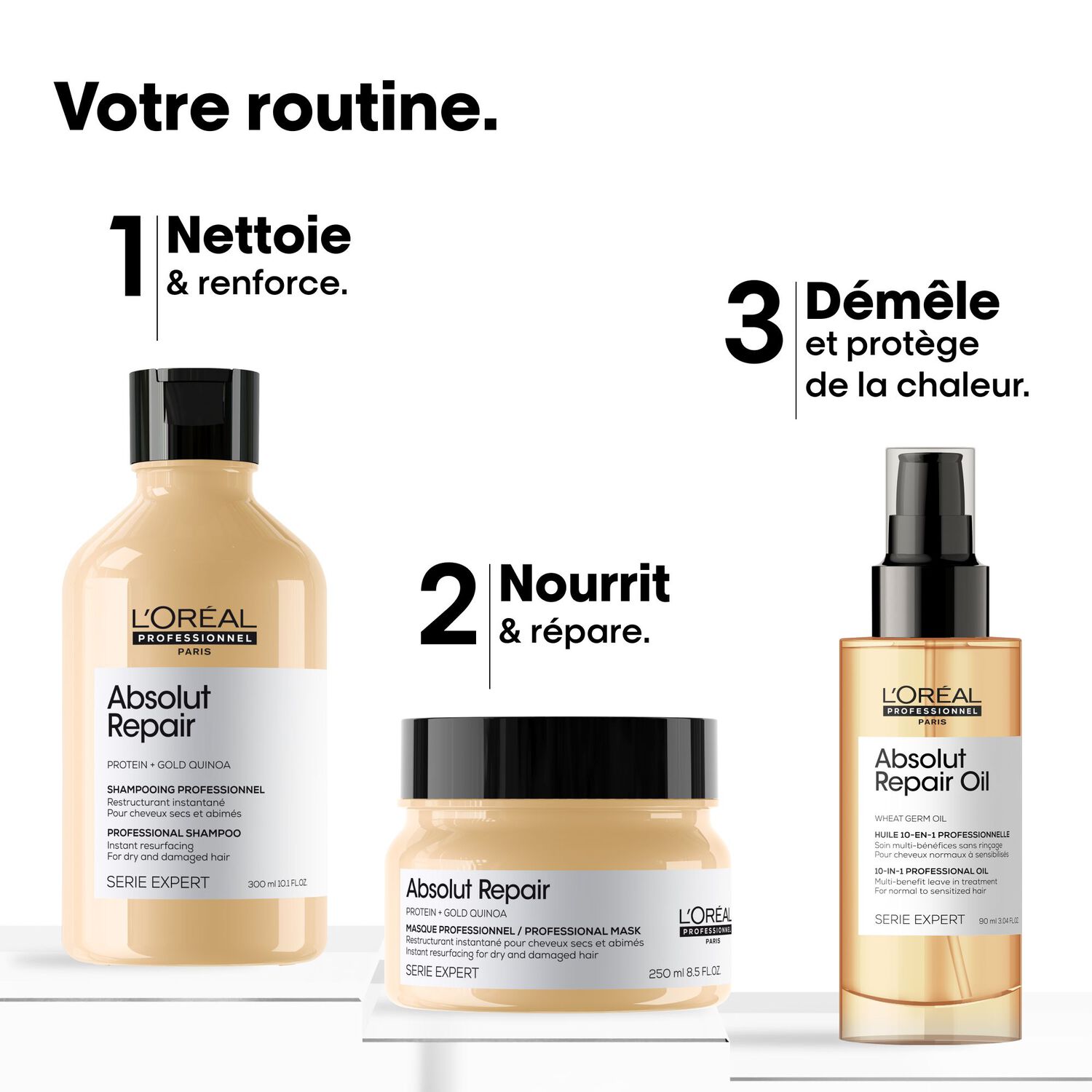 Série Expert Absolut Repair - Huile 10 en1