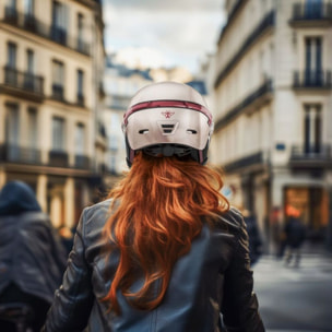 Casque CASR Led Glow rose taille L