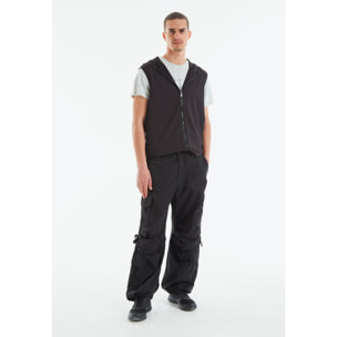 Pantaloni cargo con doppie tasche e coulisse intermedia
