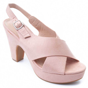 Sandalias de Tacón - Rosa - Altura: 10 cm