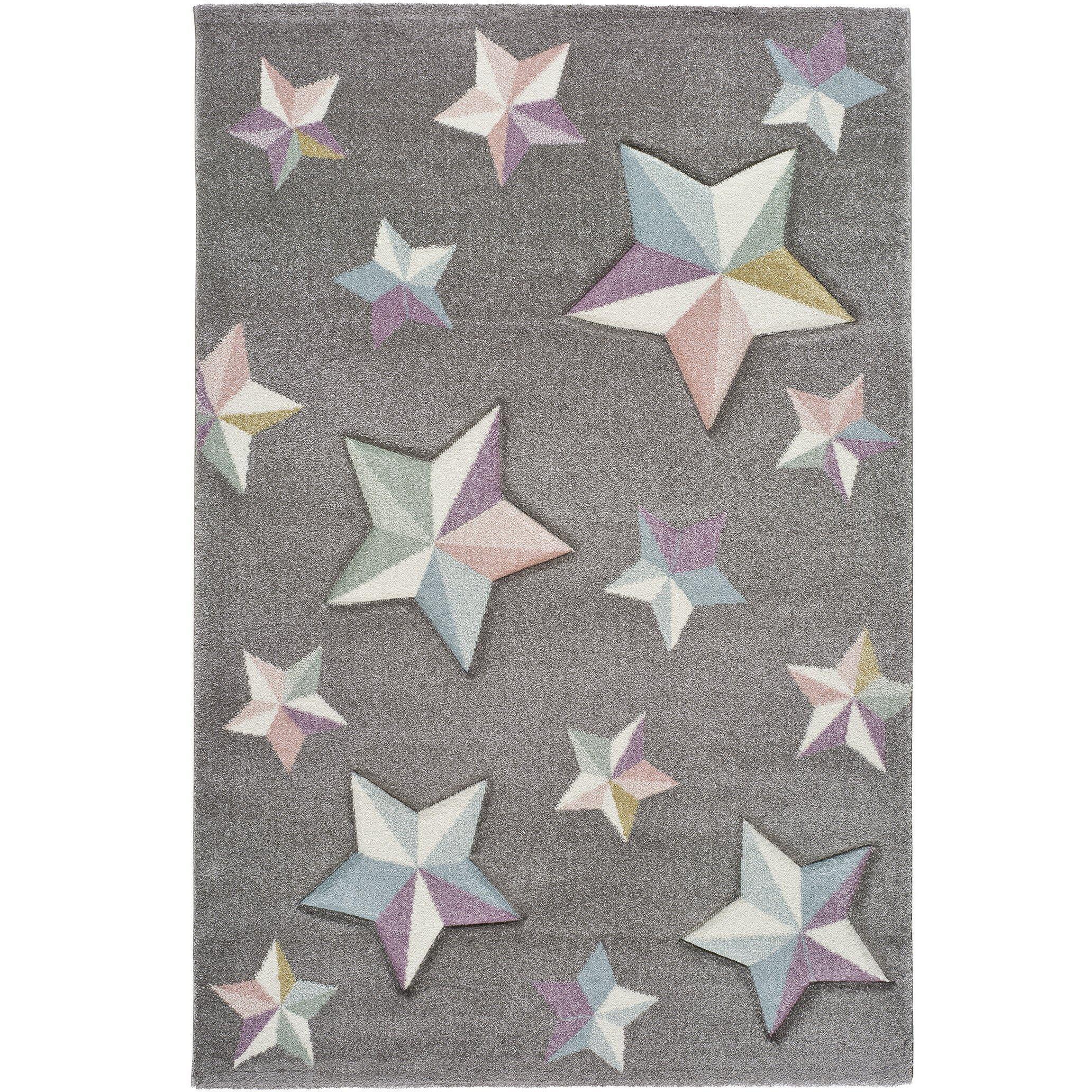 Alfombra Infantil Kinder Gris, 120x170 cm