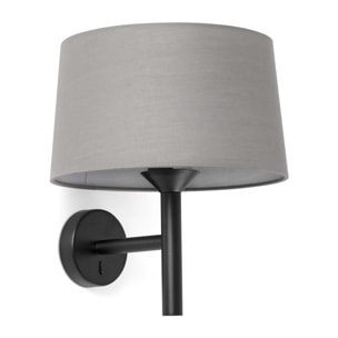 WINDSOR Aplique negro/gris