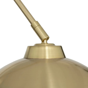 Lampadaire arche "Floris" doré H177cm