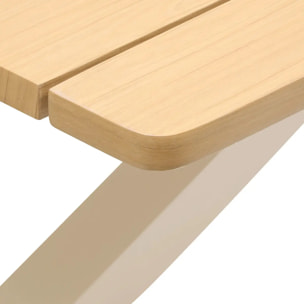 Table de jardin 10 places Oraclion marron