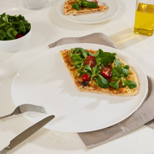 Assiette pizza blanc D31cm