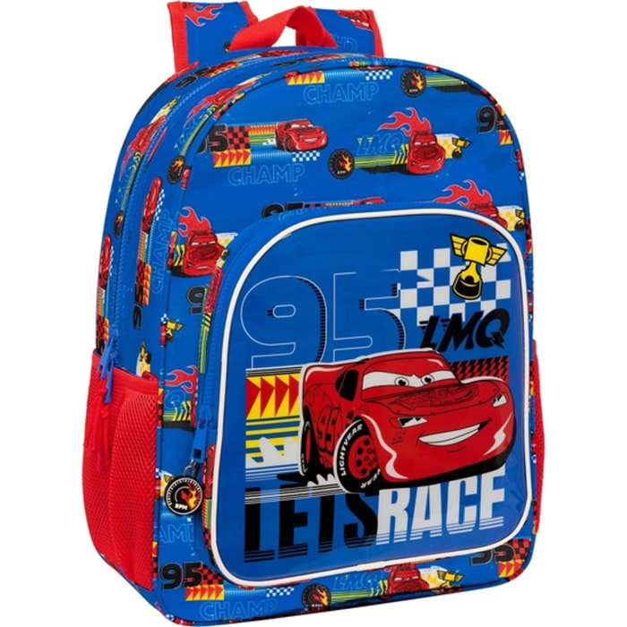Mochila de 33 cm adapt.carro cars "race ready"