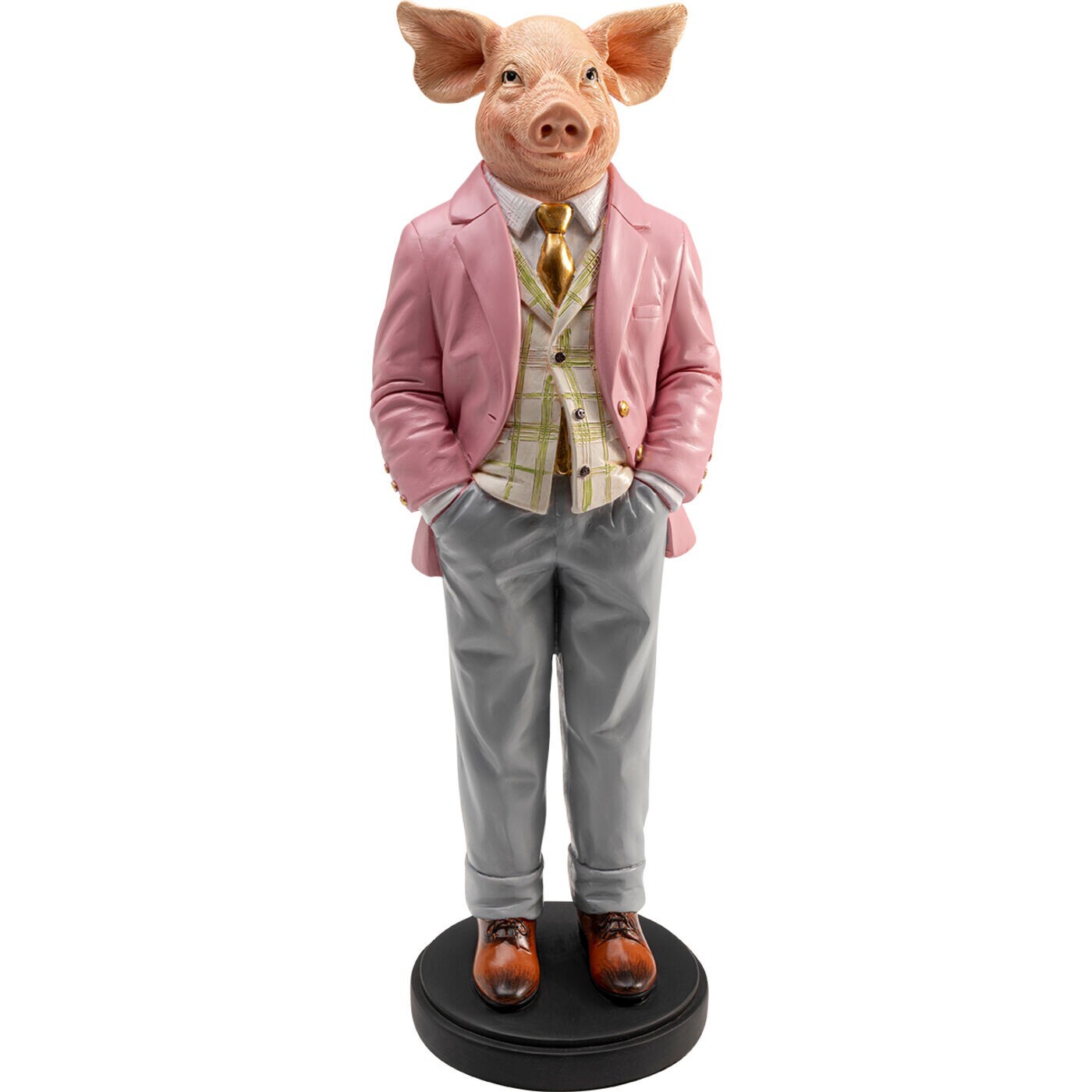 Déco cochon gentleman 44cm Kare Design