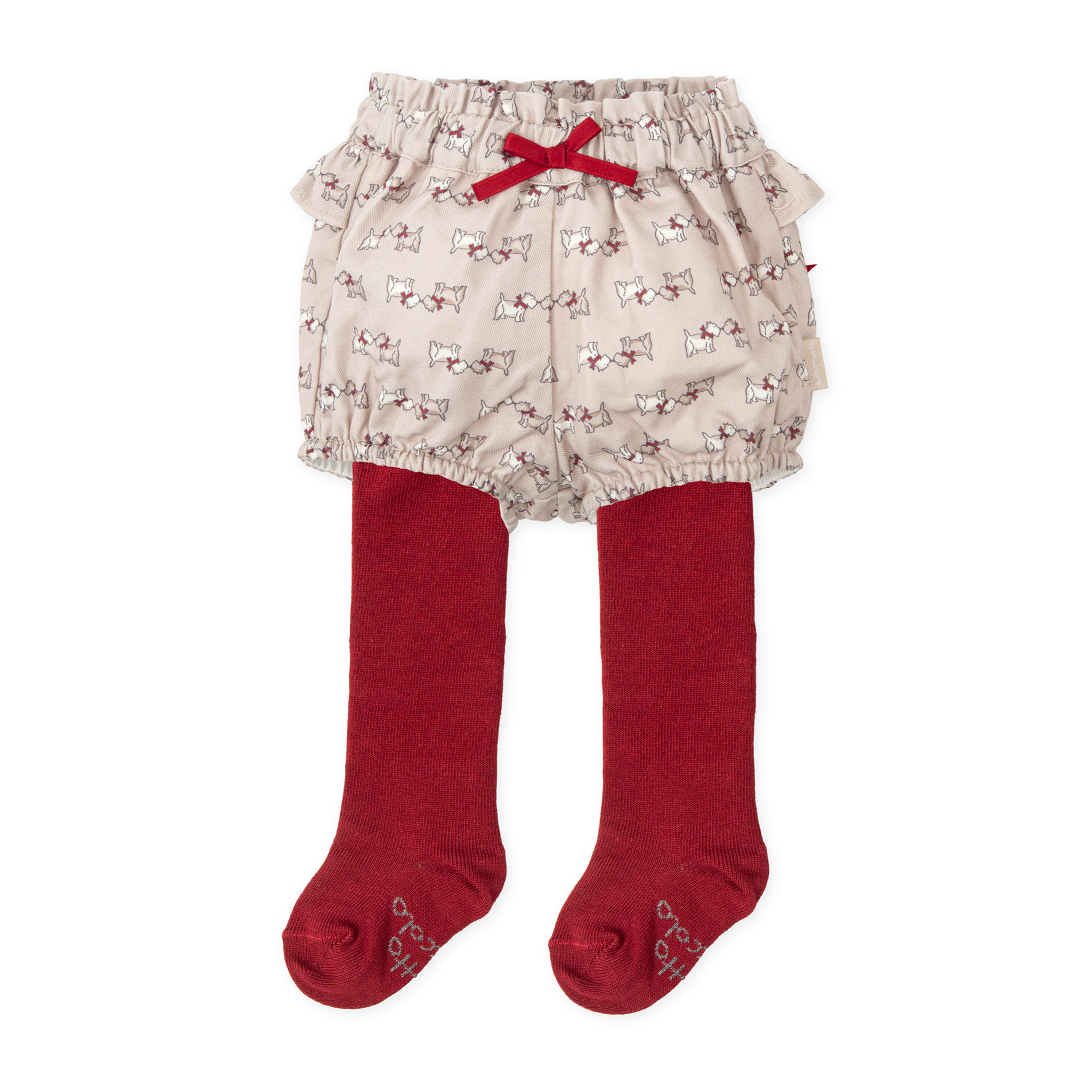 Pantalon bombacho y leotardos . - Topo