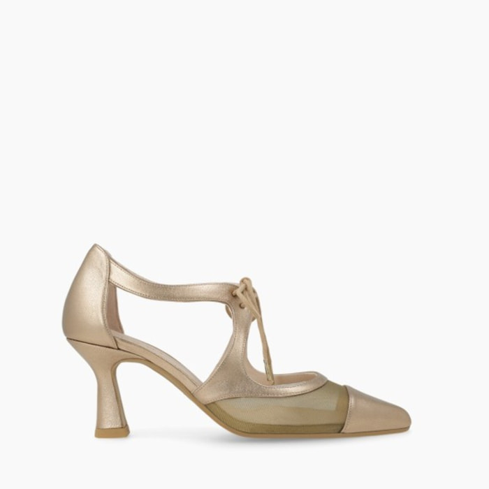 ZAPATOS DE SALÓN DORADOS GLEB