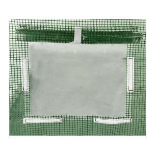 Serre tunelle de jardin 6 x 3 m "Lys" - 18 m² - 140g - Vert