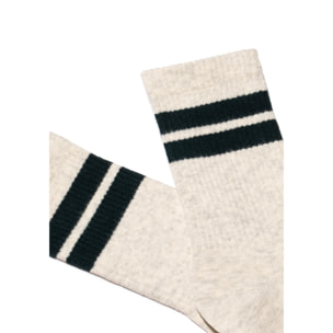 Calcetines Unisex Retro 2 Stripes Multicolor