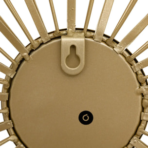 3 miroirs "Warren" doré D24,5cm