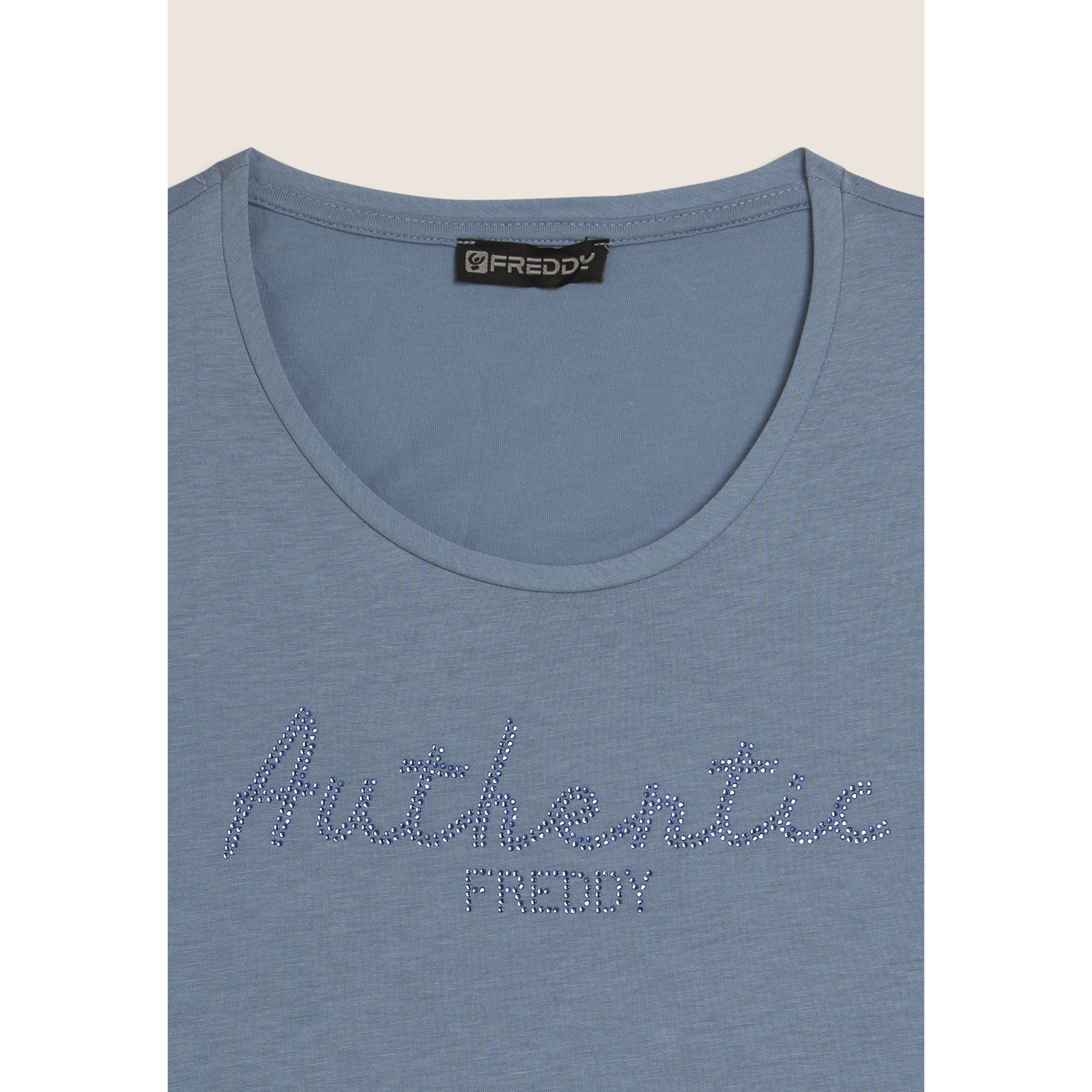 Canotta "Authentic" con logo FREDDY in strass