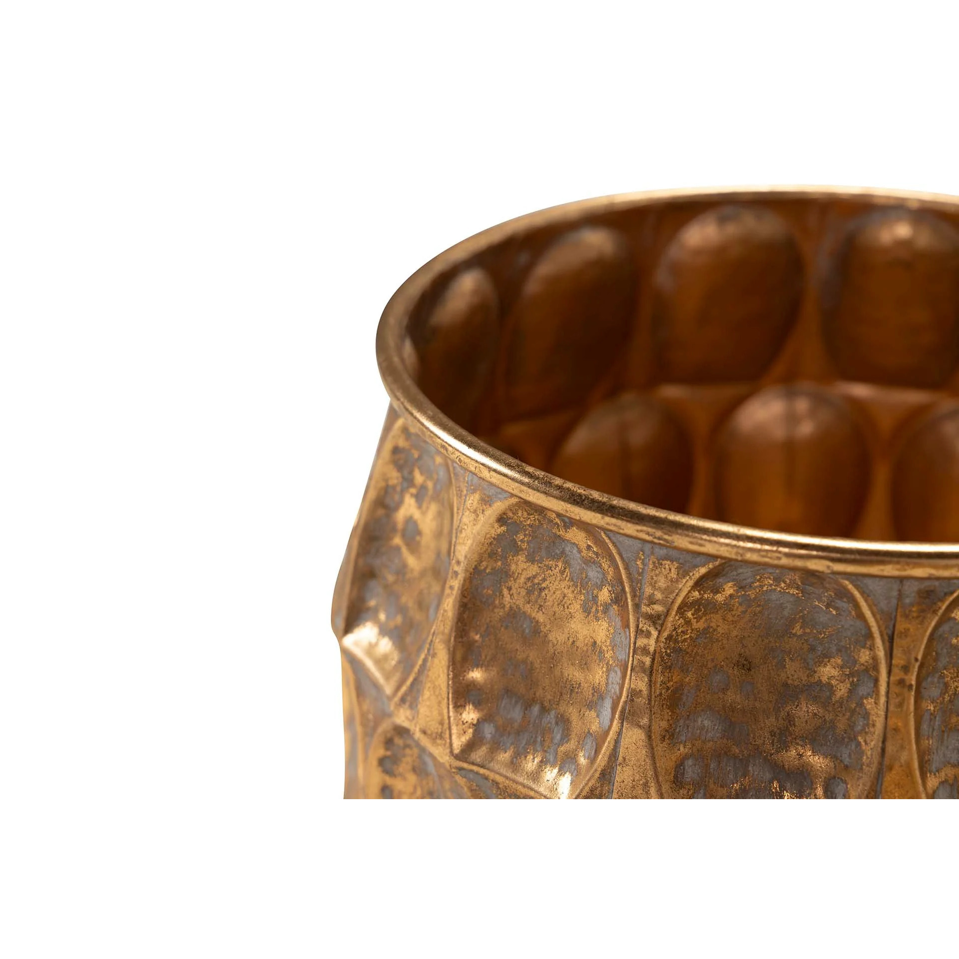 Set 3 Maceteros Metal 38x38x37 30x30x29 23x23x24 Cm