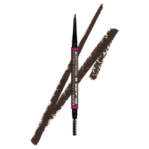 NYX Professional Makeup Blade & Shade, Crayon sourcils double embout, tenue jusqu'à 16h, Espresso
