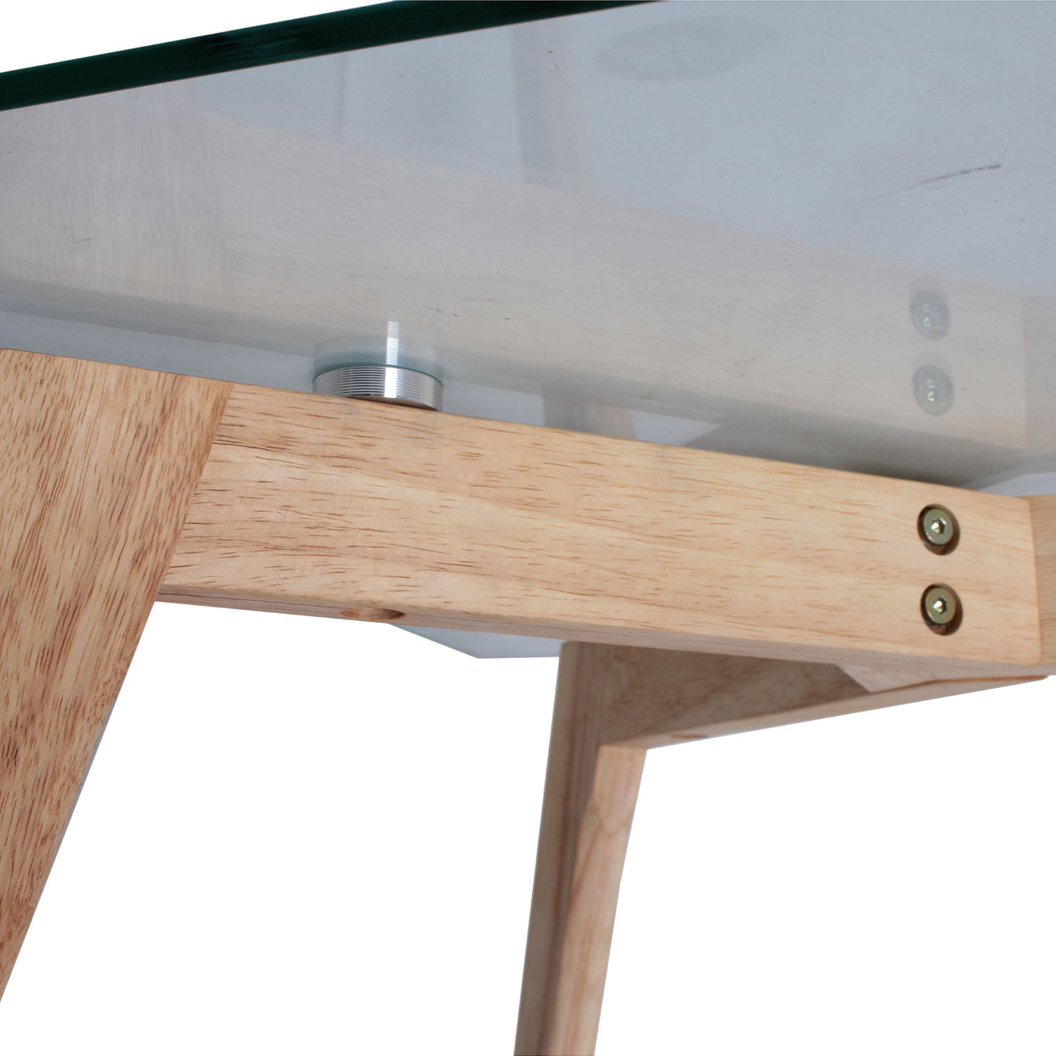 Table Rectangulaire En Verre 110x60x45cm