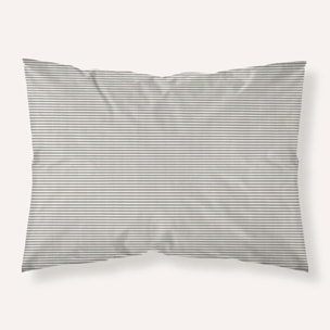 Taie d'oreiller en jacquard Jávea pequeña Gris