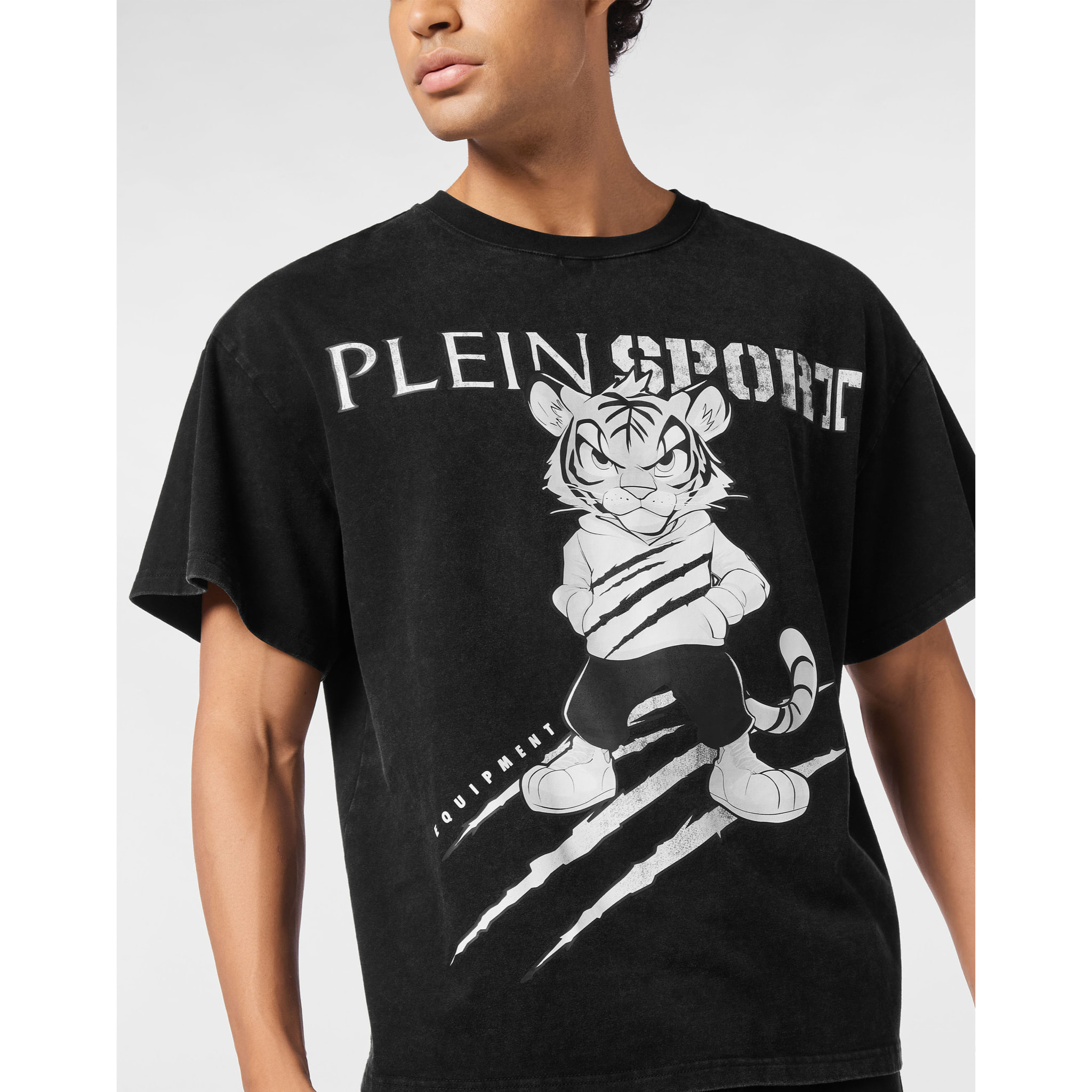 PLEIN SPORT T-Shirt Round Neck Ss TIGER