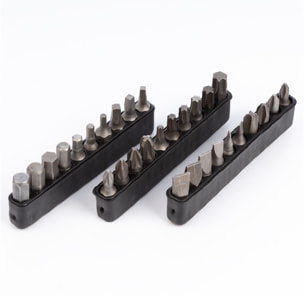 Cacciavite elettrico senza fili, con scatola degli attrezzi di 46 accessori.