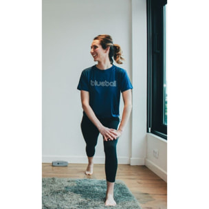 Maglia da corsa a maniche corte da donna Blueball in blu