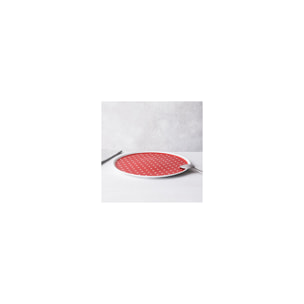 Plumetis Rojo - Plato de aperitivo (Juego de 6)