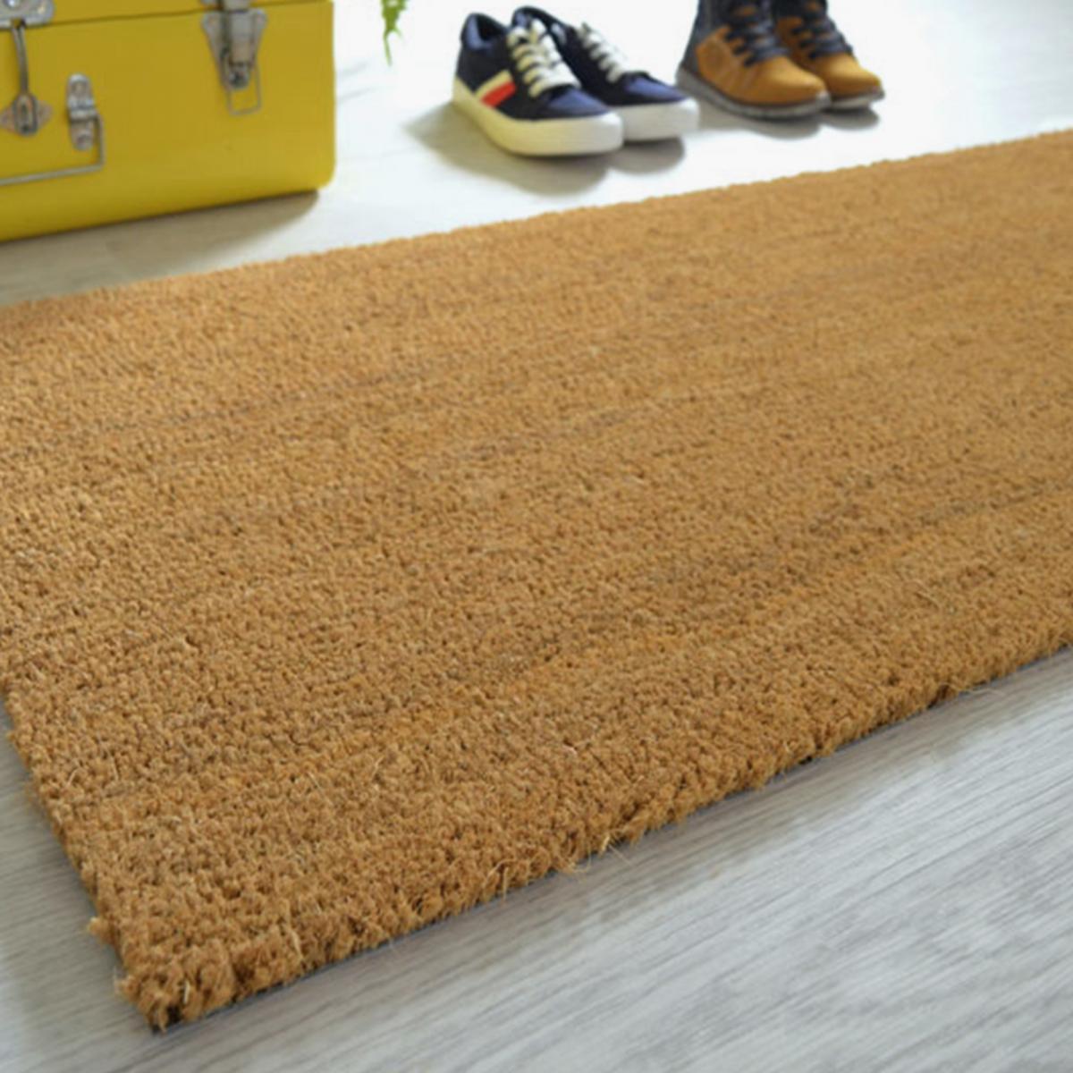 Paillasson tissé en coco motif uni FEDO