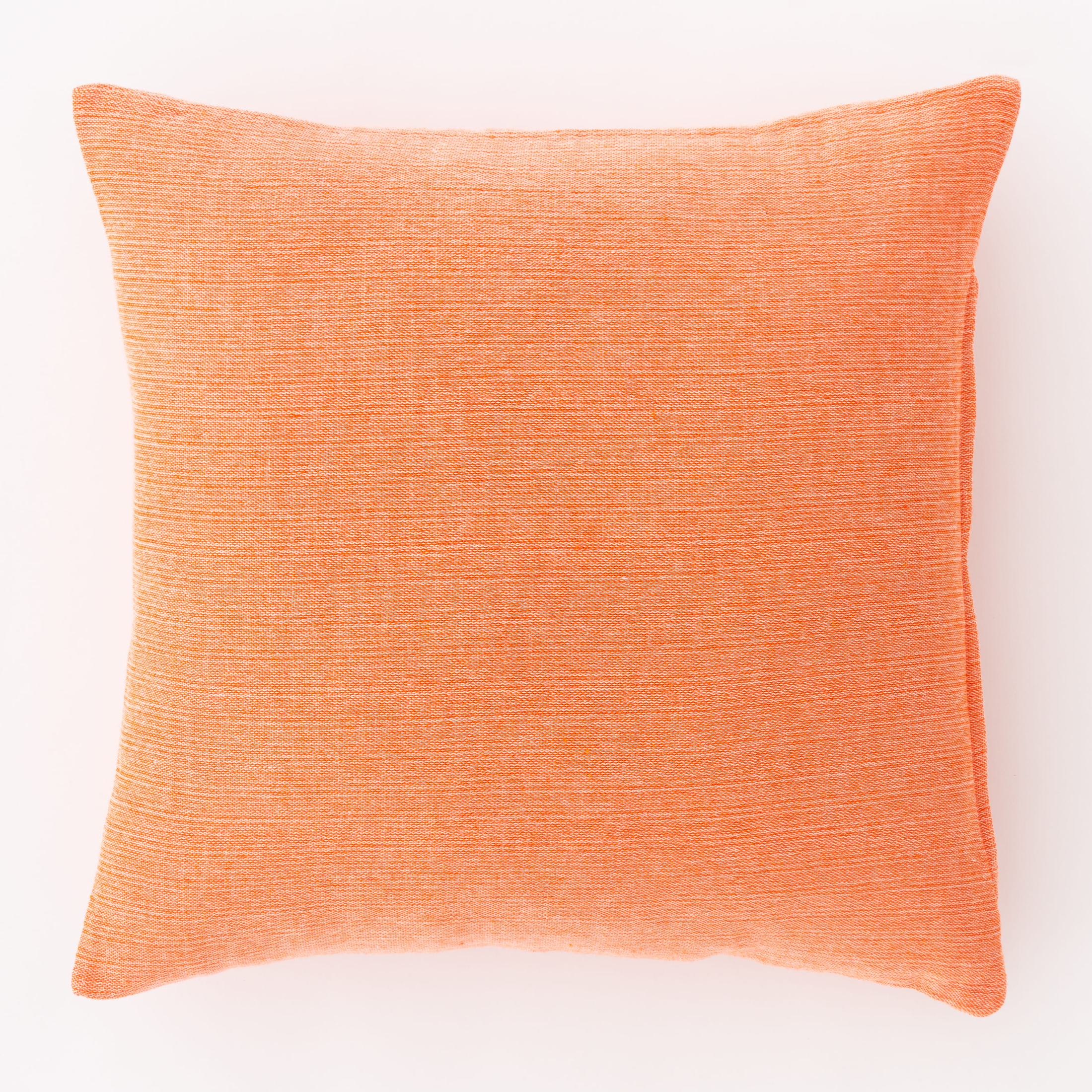 Housse de coussin en gaze coton orange 50x50