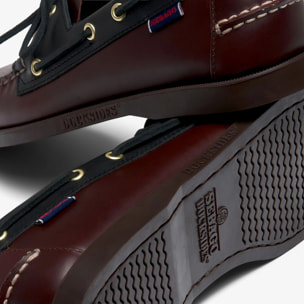 Sebago - Docksides Uomo Nero - Portland Lea Wax Lea