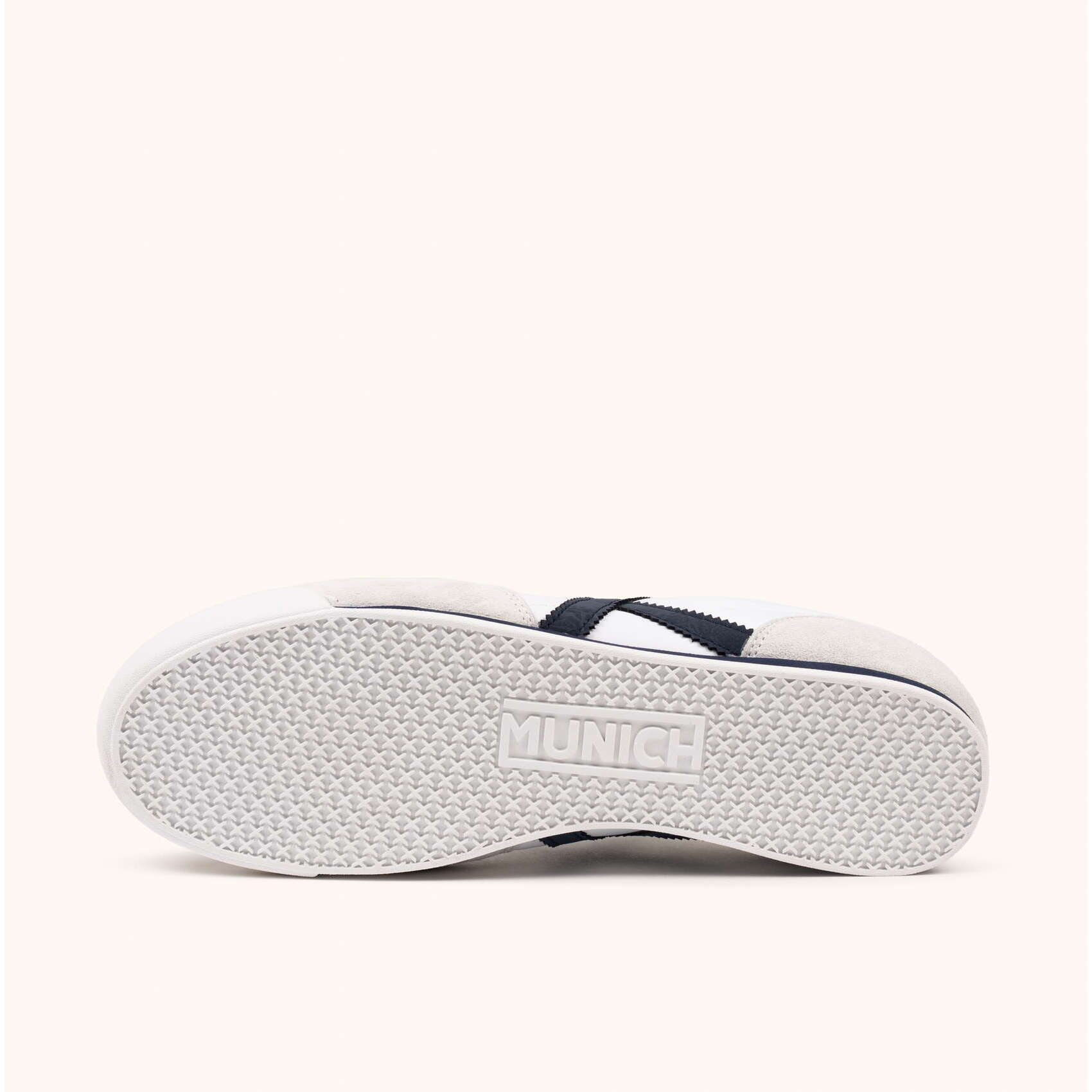 Sneaker Casual Blanca y Gris | MUNICH STEREO 03