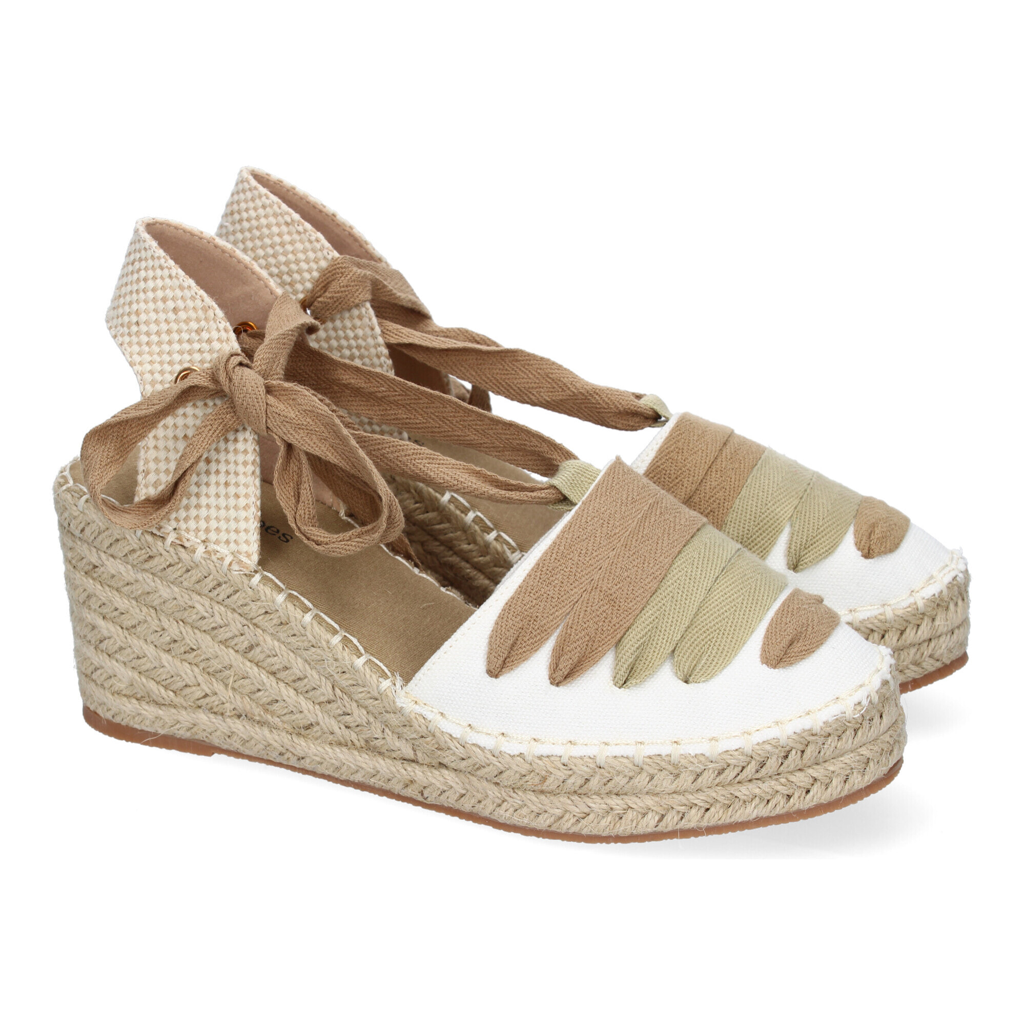 Sandalia de Mujer con Cuña de Yute, Diseño Moderno, Perfectas para PrimaveraVerano