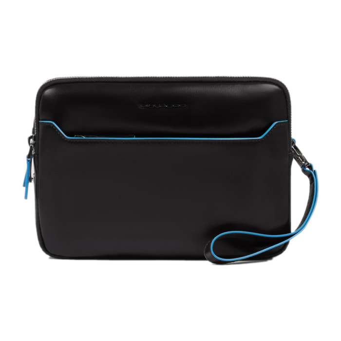 Piquadro Pochette uomo con chiusura a impronta digitale
