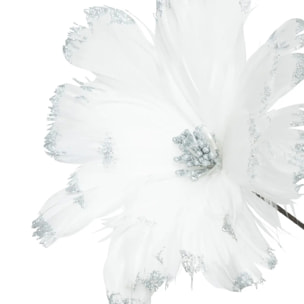 Branche plume blanc H65