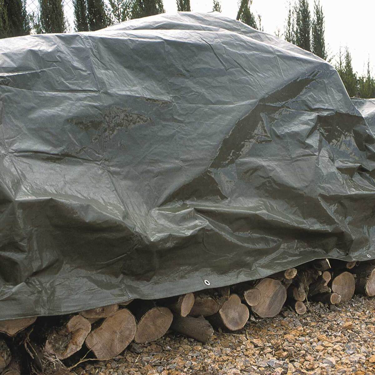 Toldo Reforzado Polietileno Verde 120 Gr