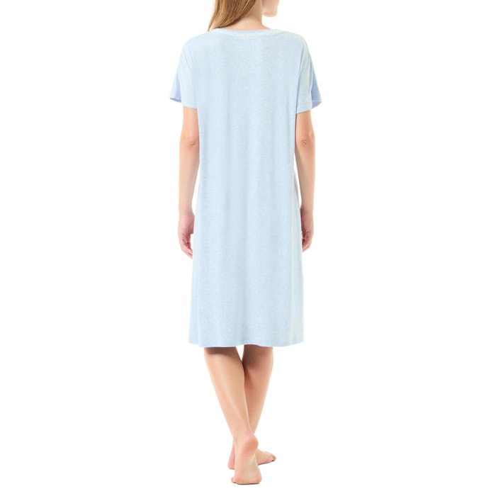 Camisón corto celeste