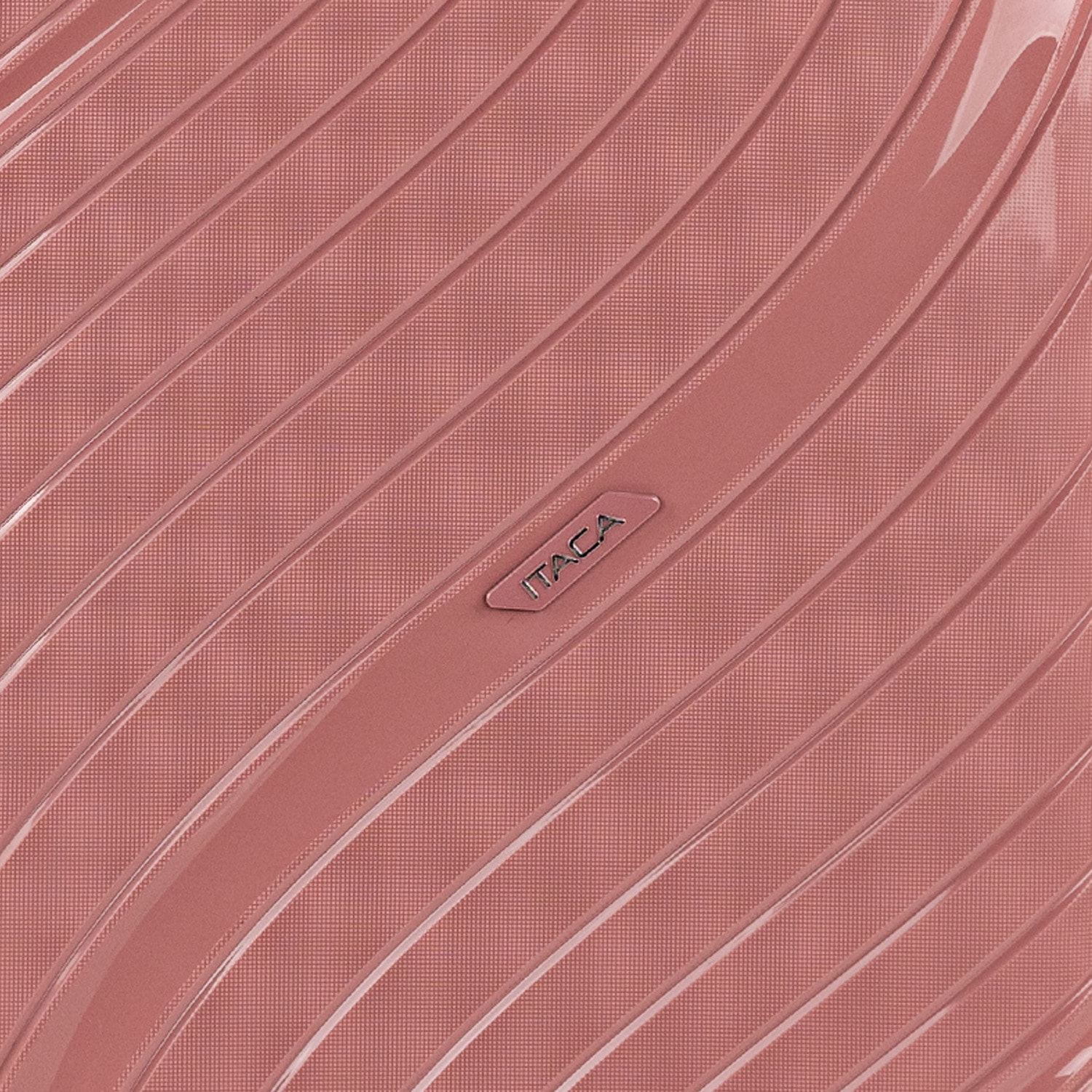 Juego De Maletas Rígidas Pp Itaca Danubio Rosa