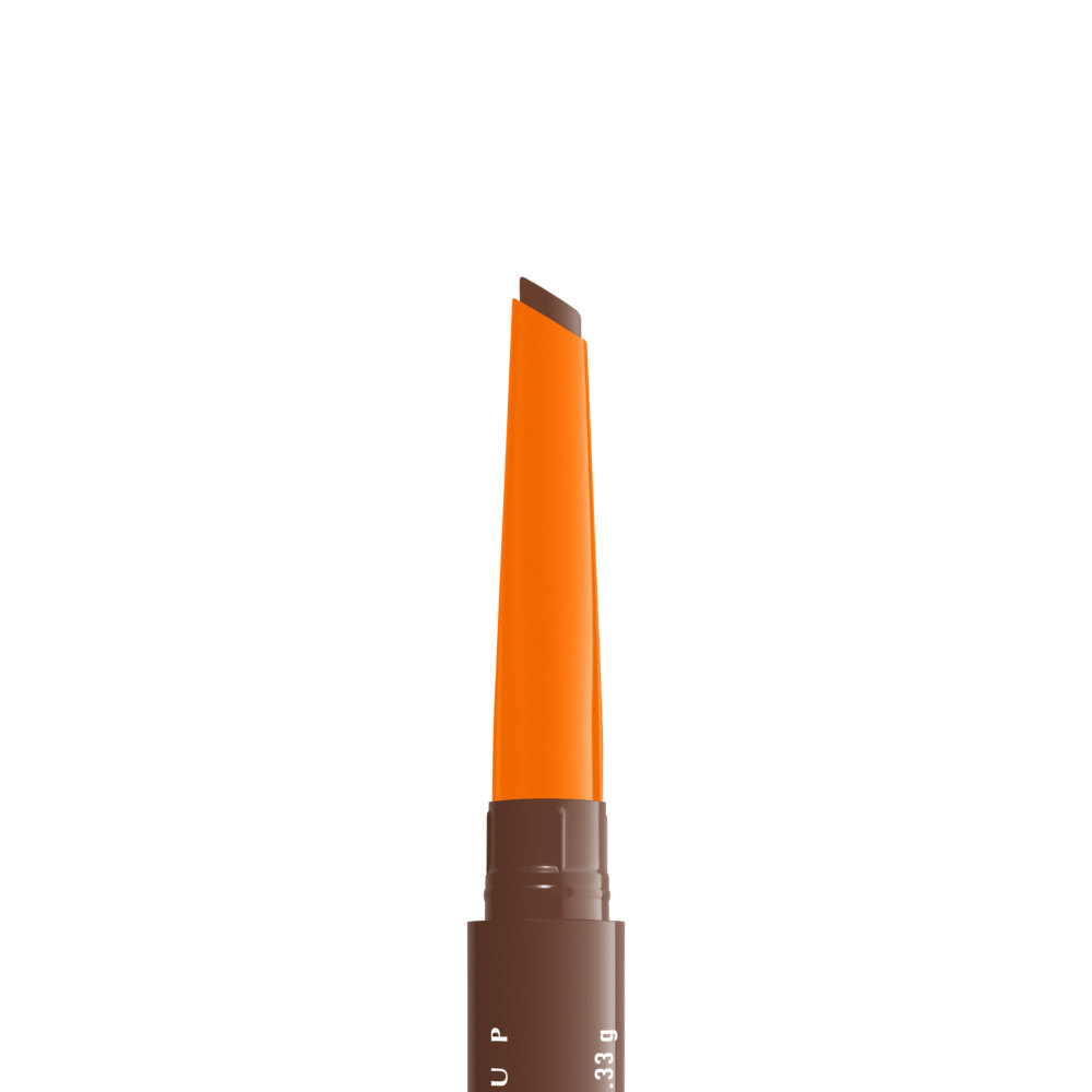 NYX Professional Makeup Duck Plump Plumping Lip Liner, crayon à lèvres, jusqu'à 10h de tenue, fini mat, Syringe Sienna
