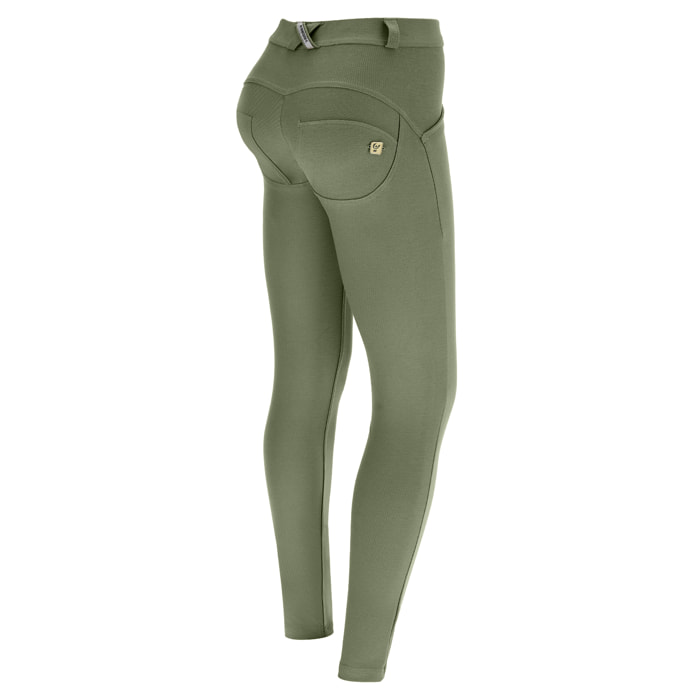 Pantaloni push up WR.UP® in jersey drill ecosostenibile