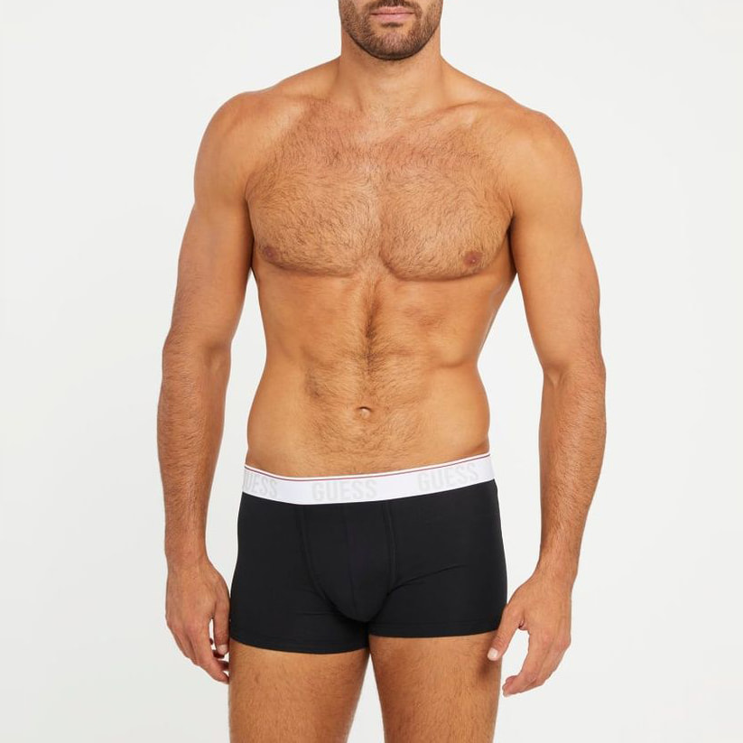 Boxer Joe (x3) - coton - logo - noir