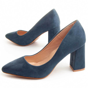 Zapatos de Tacón - Azul - Altura: 10 cm