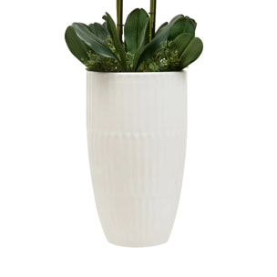 Fleur Artificielle Hotel H130cm avec Pot Blanc