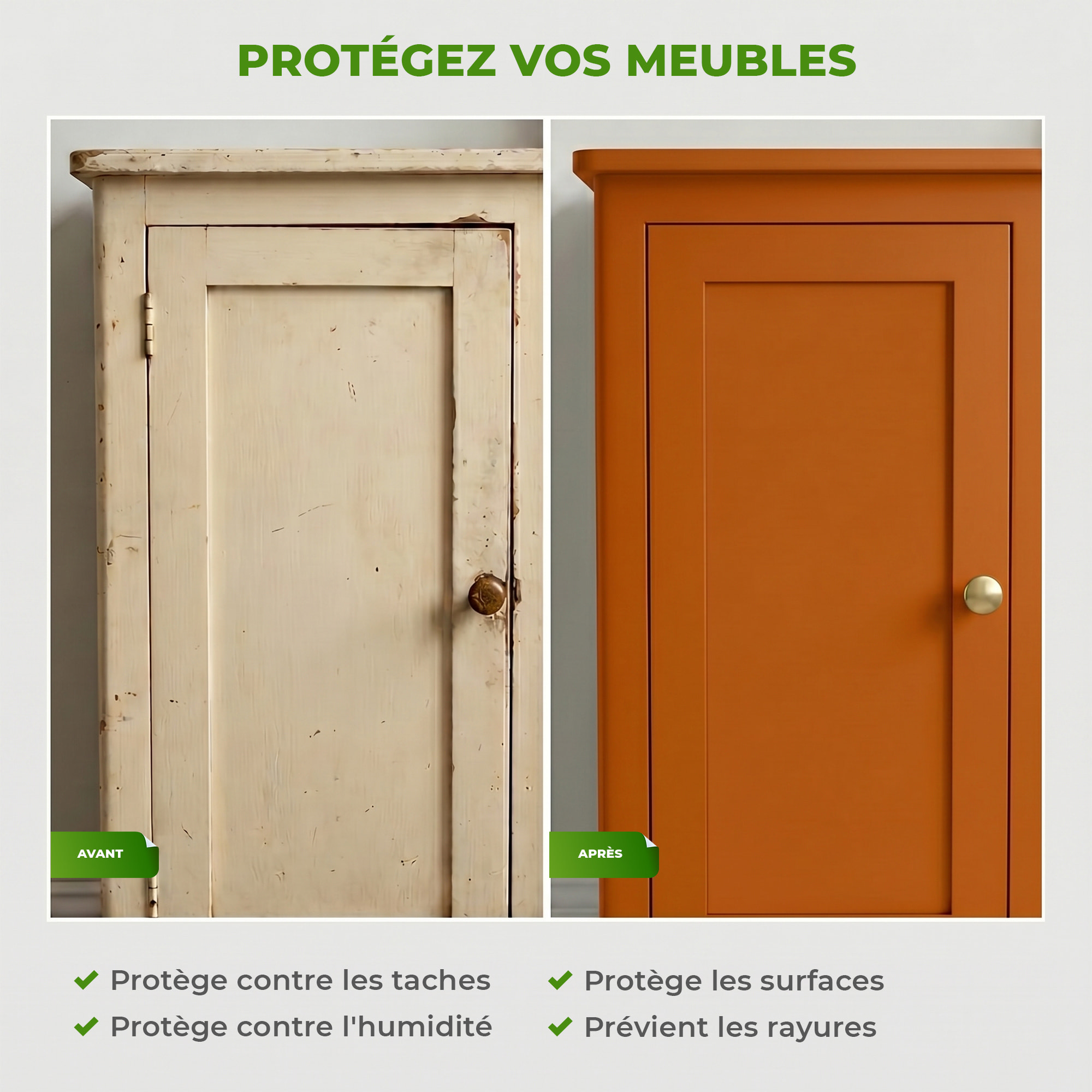 Rouleau adhésif décoratif Vinyle au Mètre - Noisette - Sticker Lavable Imperméable Mur Cuisine Meubles