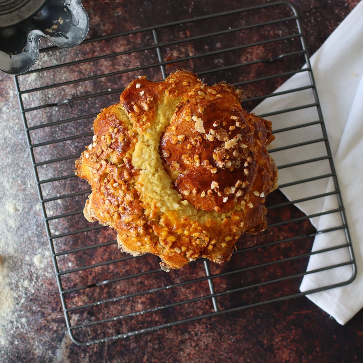 Grille à patisser en acier carbone 27,5cm AMANDINE